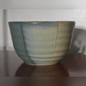 Gold Dust Green 5" Bowl by Sango Ice Cream Dish Gorgeous Unique Stoneware